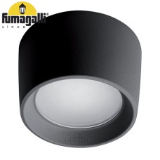 Φωτιστικό Σποτ Οροφής Φ160 με Λάμπα LED 10W 1200lm CCT 230V Ρητίνης Μαύρο IP55 Fumagalli Livia 160